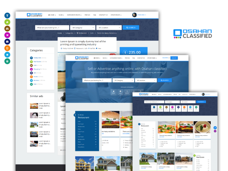 Osahan classified Bootstrap Responsive Website Template Osahan classified Bootstrap Responsive Website Template