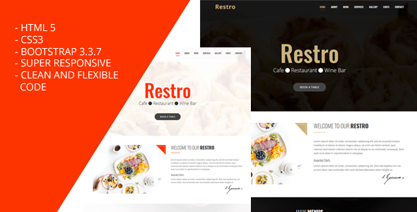 Restro - Responsive Restaurant Template Restro - Responsive Restaurant Template