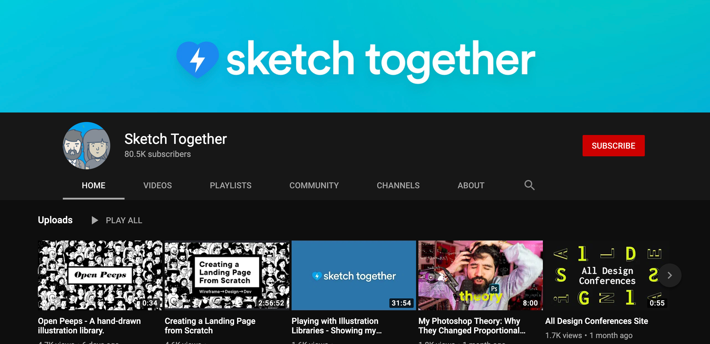 Top Youtube channels for UI/UX designers