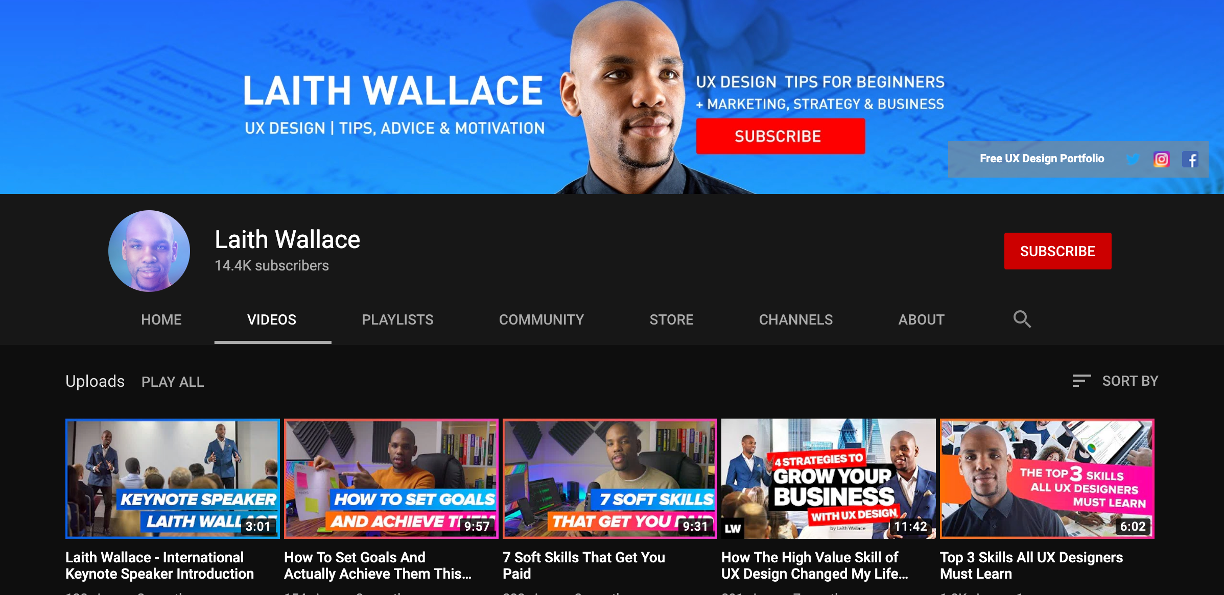 Top Youtube channels for UI/UX designers