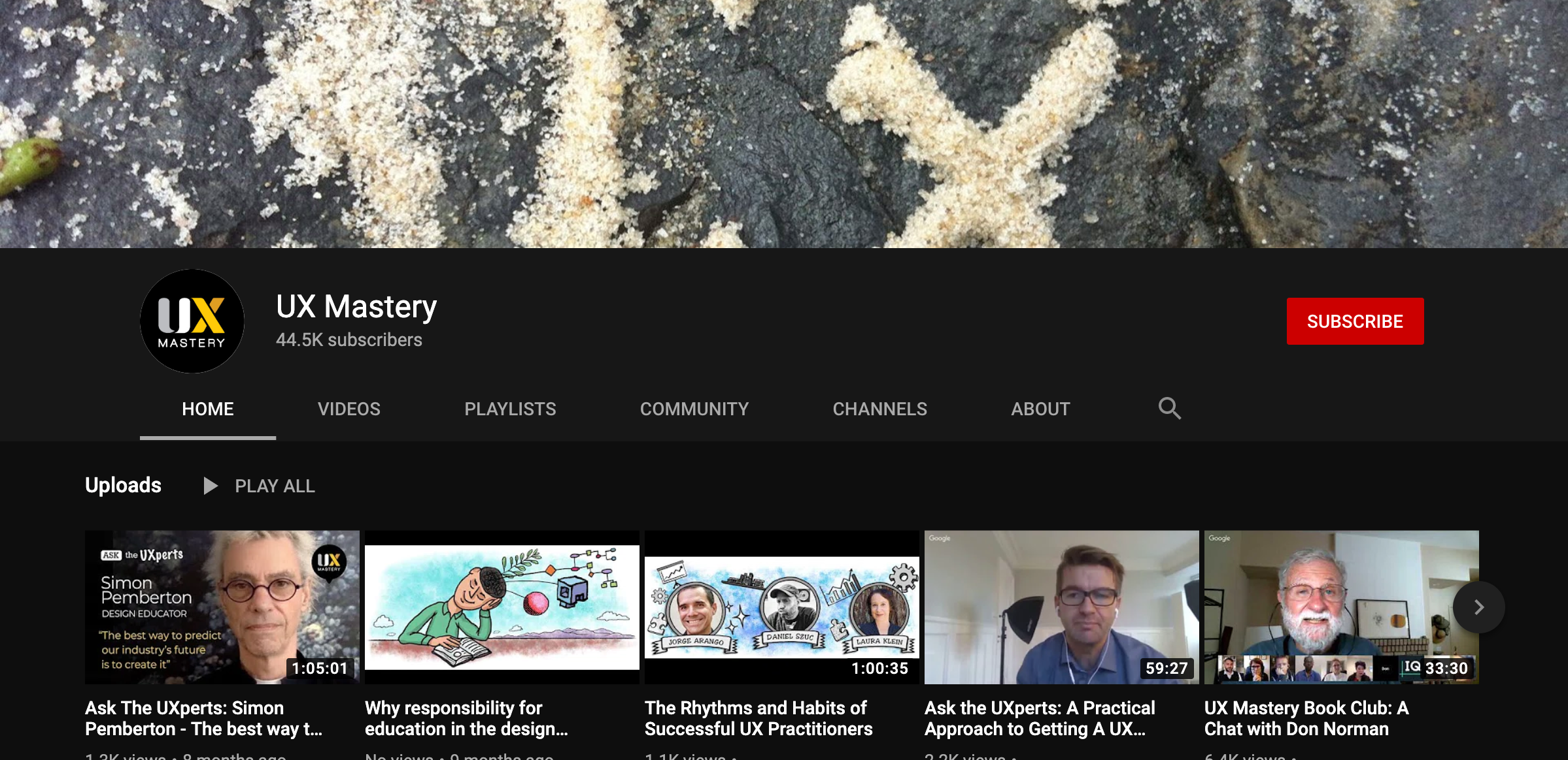 Top Youtube channels for UI/UX designers