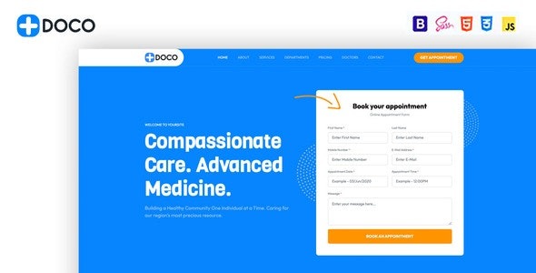 Doco - Medical Clinic & Hospital Bootstrap Template Doco - Medical Clinic & Hospital Bootstrap Template